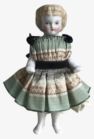 Beautiful, Antique Frozen Charlotte China Doll - Figurine #5585342