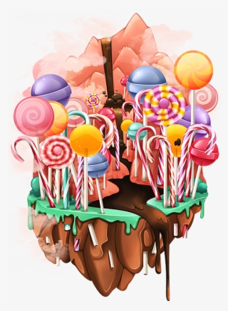 Skymath Floating Islands On Behance - Candy Floating Island #5586245