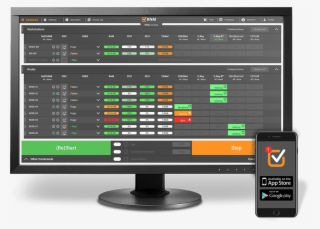 Render Node Monitor Dashboard On Monitor - Render Farm #5588808