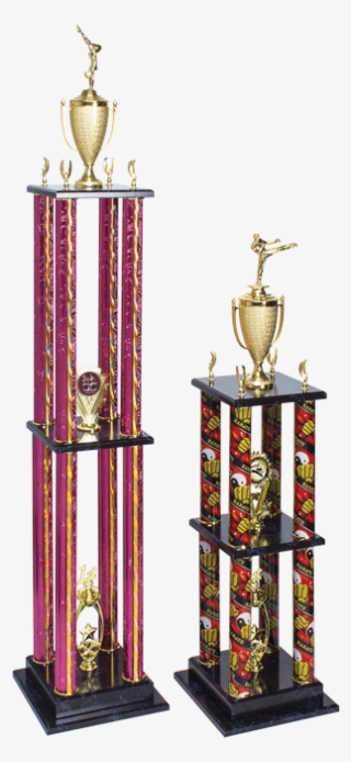 Four Column 3-tier Trophies - Three Tier Trophy #5589146