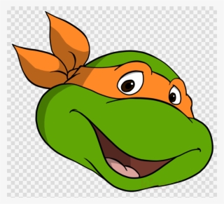 Teenage Mutant Ninja Turtles Face Png Clipart Michaelangelo - Michelangelo Ninja Turtle Cartoon #5589544