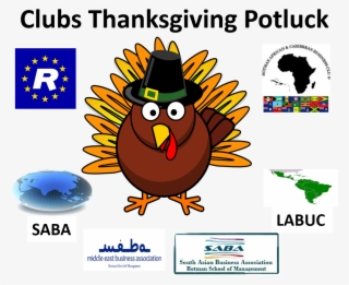 Thanksgiving Potluck - November Turkey Clip Art #5589934