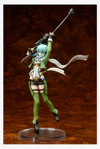 Kaiyodo Sword Art Online Ii: Sinon Pvc Figure Statue #5590001