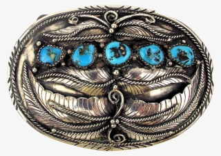 Old Handmade Sterling Silver Navajo Belt Buckle 5 Morenci - Jewelry Making #5590544