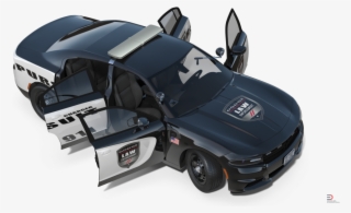 9 Dodge Charger Police Car Rigged Royalty-free 3d Model - Model Car #5591900