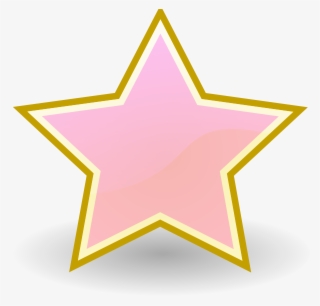 Baby Pink Star Clip Art At Clker - Volunteer Of The Month Png #5592518
