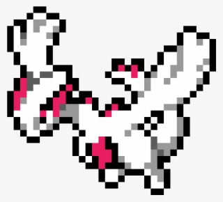 Shiny Lugia - Pixel Art Pokemon Lugia #5592779