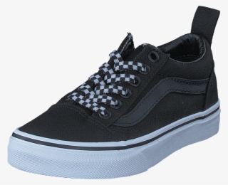 Uy Old Skool Elastic Lace Check Lace Black/true White - Vans #5593048