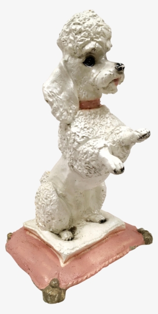 1950s Concrete Poodle Garden Statue On Chairish - Poodle On A Pillow Statue #5593051