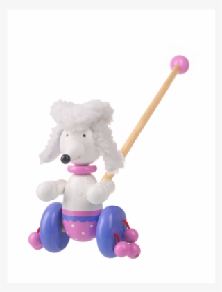 Pompom The Poodle Push Along - Orange Tree Toys Poodle Push Along #5593406