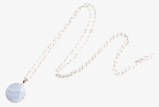 Ajei Blue Lace Agate Star Of David Pendant Necklace - Star Of David Pendant Necklace #5593468