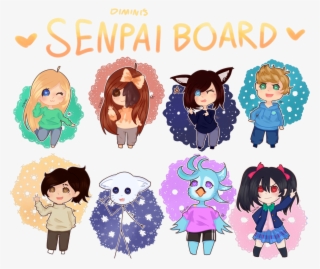 “ Drew Almost All My Senpais I Have Worked A Lot On - Notice Me #5593757