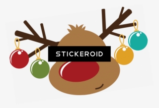 Reindeer - Transparent Reindeer Clipart #5594762