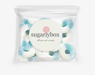 Sour Blue Raspberry Rings - Marshmallow #5595742