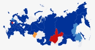 Russia Map Png #5596544