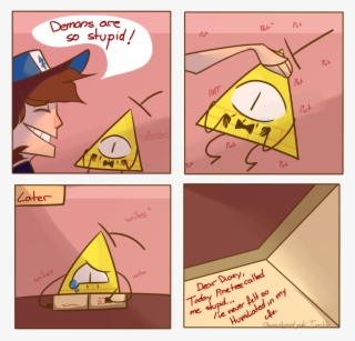 Obviouslynotyuki - “ - ) ” - Triangle Bill X Dipper #5598223