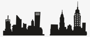 New York City Skyline Silhouette Png Image Royalty - Superhero Building Free Clipart #560029