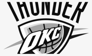 Vibrant Inspiration Okc Thunder Logo Black And White #560228