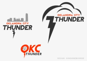 Oklahoma City Thunder Clipart Oaklahoma City - Transparent Okc Thunder Logo #560231
