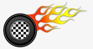 Racing Wheels Illustration Clip Art - Racing Clipart #560490