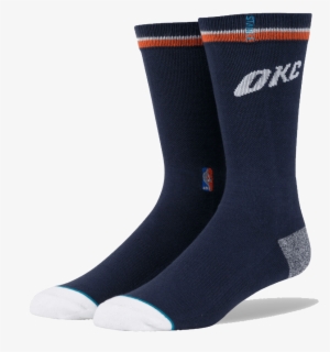 Okc Thunder Stance Nba Casual Logo Socks Navy - Medias Stance #560567