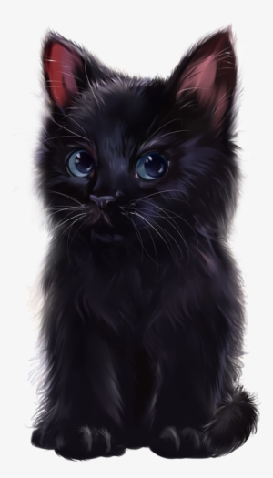 De Cat Drawing, Cute Animal Pictures, Cat - Imagenes De Gatos Negros Png #561215