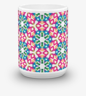 Hippy Watercolor Mug Made In The Usa By Leah Quinn - Circle #561308