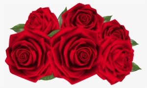 Beautiful Dark Clipart Image - Red Roses Clip Art #561386