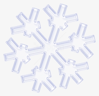 Transparent Simple Snowflake Png Clipart - Cross #561801