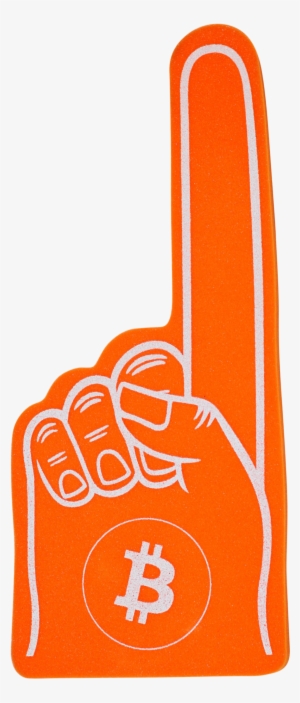 Bitcoin Foam Finger - Winnipeg Blue Bombers Foam Finger #562640