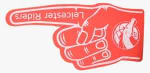 Foam Finger - Palm Printed Giant Foam Hand Pointy Finger #562798