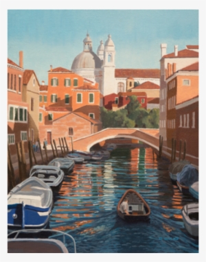Canal Ripples, Venice Oil On Archival Panel Image Size - Painting #562968