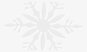 White Snowflake Transparent Background Png - Clip Art #563021