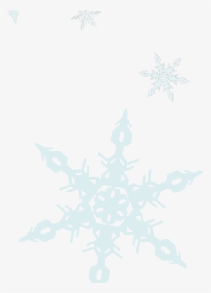 Snowflake Clipart Trail - Illustration #563071