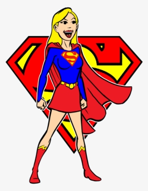 Supergirl Clip Superwoman - Superman Logo #563182