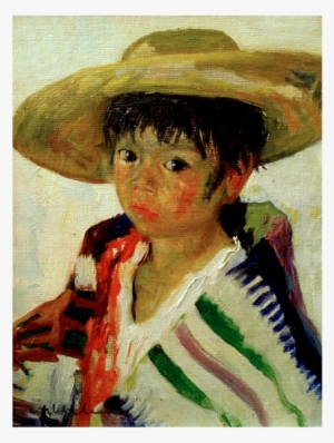 Luigi Corbellini French/italian Painting Of Young Boy - Watercolor Paint #563530