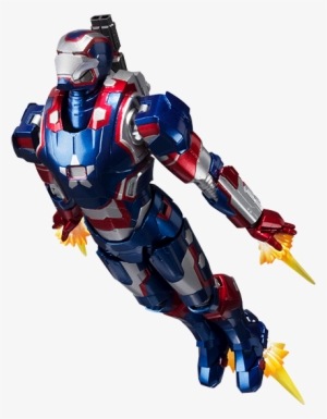 Click - Iron Man Patriot Png #563613