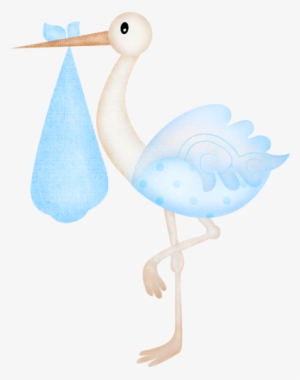 Standing Stork Baby Shower Babies, Clipart Baby - Its A Girl Png #563798