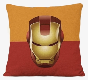Iron Man Cover Pillow Case - Cotton Linen Square Decorative Throw Pillow Case Cushion #563904