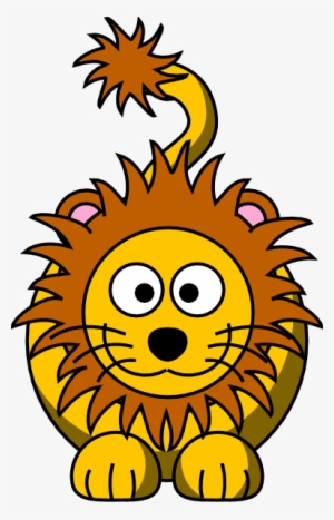 Lion Clipart Line Art - Cartoon Lion Clip Art #564563