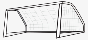 This Graphics Is Football's Goal About Football, Ball, - Soccer Net Clip Art #564636