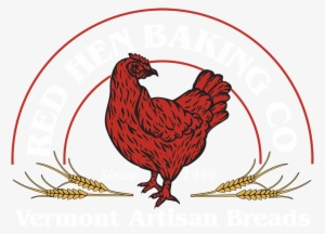 Logo-white - Red Hen Logo #565250