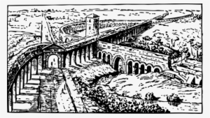 Pont Du Gard Roman Aqueduct Ancient Roman Architecture - Roman Aqueduct Coloring Pages #565758