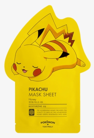 Tony Moly Pokemon Pikachu Sheet Mask Honey Moisturising - Tonymoly Pikachu Mask Sheet #566699