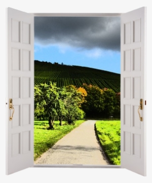 A Wide Open Door Where Your Foopet Can Watch The Storm - Garage Door #566918