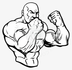 Png Freeuse Stock At Getdrawings Com Free For Personal - Muscle Man Vector Png #567174