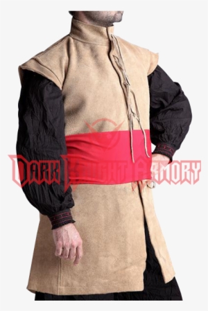17th Century Sleeveless Buff Coat - 17th Century Reenactment Leather Buff #567202
