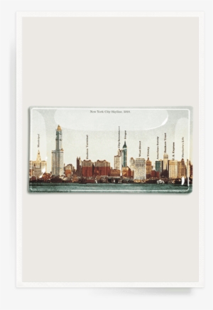 Ben's Garden - Ben's Garden 'vintage Nyc Skyline' Trinket Tray, Size #567468