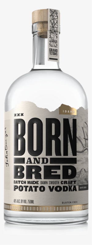 Born And Bred Vodka Was Released In 2016 And Is Now - Born And Bred Craft Potato Vodka 750ml #567533
