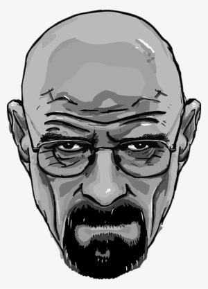 Breaking Bad Amc Heisenberg Walter White Portrait Black - Breaking Bad Art Png #568216 Breaking Bad Amc Heisenberg Walter White Portrait Black - Breaking Bad Art Png #568216